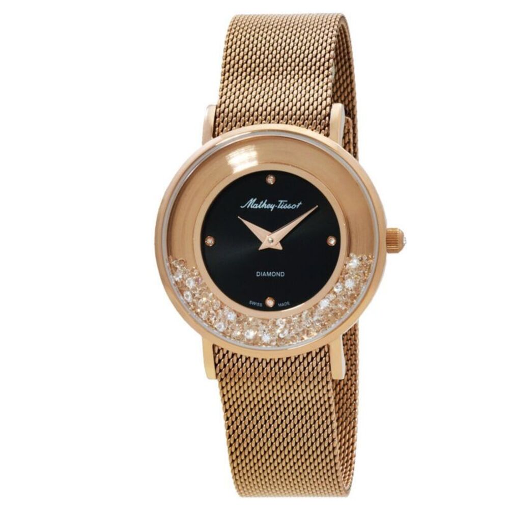 Tissot Women's Electra Black Dial Watch - D983SPN